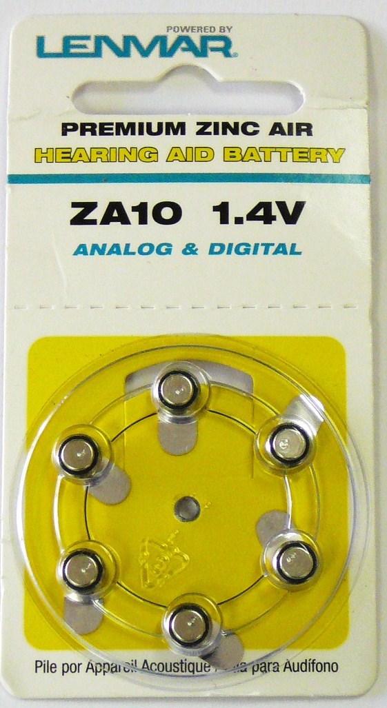   ZA10 Premium Zinc Air Hearing Aid Batteries, 60 pk 029521842869  