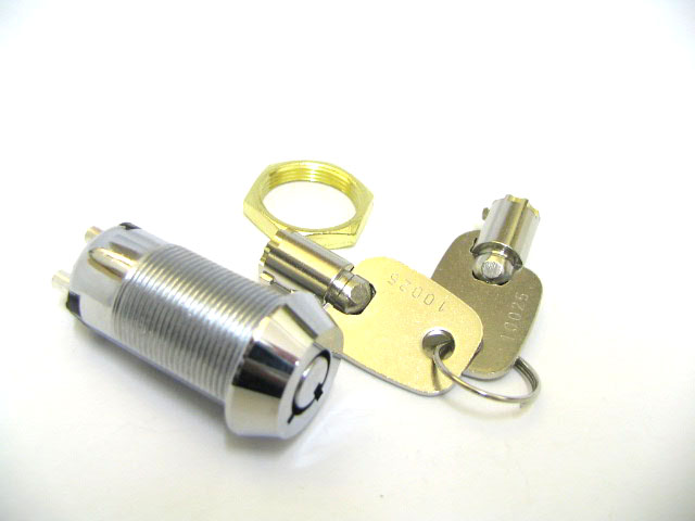 Round Keylock SPST KEY Switch 4A125VAC BOAT CAR Flight  